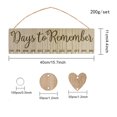 thumbnail image 4 of Gift for Moms Dads Wooden Birthday Reminder Calendar Sign Board Wall Hanging Family Decor Plaque Birthday Tracker Plaque Calendar Listing for Family Friends Classroom Household Props, 4 of 9