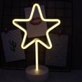 thumbnail image 1 of Labymos Cute Design Night Light Beside Lamp 3 * AA Cell Operated USB Powered Portable, 1 of 8