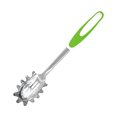 thumbnail image 1 of Stainless Steel Pasta Server with Secure Grip Cool Handle and Practical Hanging Ring for Efficient Kitchen Use, 1 of 3