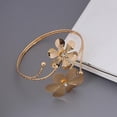 thumbnail image 3 of Brazalete de brazo Fernando Moda Decorativo Abierto Retro Dorado Pulsera de brazo, 3 of 8