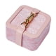 thumbnail image 2 of Estuche de viaje para joyas Salvador organizador de joyas cuadrado de Cuero PU Rosa, 2 of 10