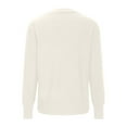 thumbnail image 4 of ClodeEU Cardigan Sweaters for Women, V Neck Long Sleeve ,Gold Love Button Down Knit Cardigans Tops Outwear White,Womens Plus L, 4 of 6