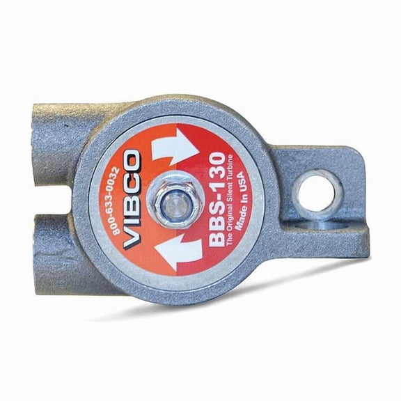 Vibco Pneumatic Vibrator,75 lb,8000 vpm,80 psi BBS-130