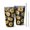 Black Yellow Sunflower, variant on 16oz Tumblers Black Yellow Sunflower Pattern Stainless Steel Vacuum Insulated Double Wall Travel Tumbler Cups Mug with Lid and Straw,Cleaning Brush for Coffee,Tea