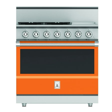 Hestan Krg364gd-Lp Krg Series 36" Wide 5.4 Cu. Ft. Free Standing Liquid Propane Gas Range