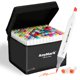 thumbnail image 1 of Juego de marcadores de alcohol AnyMark, 121, brocha y cincel de doble punta, 1 of 6
