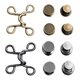 thumbnail image 1 of Juego de 2 hebillas reutilizables para cintura, pantalones vaqueros, faldas, botones extensores, hebillas instantáneas Bronce negro, 1 of 8