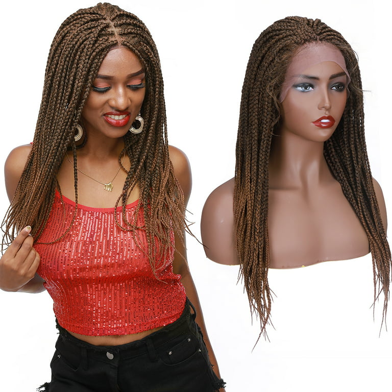 SEGO Braided Lace Front Wigs for Women Multi Box Braided Straight