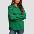 thumbnail image 4 of BUIGTTKLOP Hoodies for Women Fall Winter Long Sleeve Shirts Casual Hooded Sweatshirts with Pockets, 4 of 8