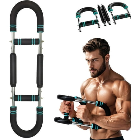 Alphabar Pro Advanced Full Body Strength & Muscle Builder, 40-100lb Chest Workout Equipment, Arm Trainer for Men - Chest/Shoulder/Triceps Workout Equipment, Detachable Design