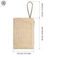 thumbnail image 2 of Luxtrada Straw Clutch Bag Straw Zipper Wallet Bohemian Summer Beach Straw Wristlet Handbag for Women Girl, 2 of 8