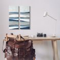 thumbnail image 2 of Stupell Industries Abstract Striped Landscape Flowing Waves Pattern Graphic Art Gallery Wrapped Canvas Print Wall Art, Set of 2, Design by Janet Tava, 2 of 5