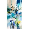 thumbnail image 3 of Gardner, Jennifer 14x24 Black Modern Framed Museum Art Print Titled - Blue and Green I, 3 of 5