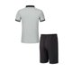 thumbnail image 5 of Pantalones Cortos para Hombre Conjunto de Trajes de 2 Piezas, Moda Mock Bolsillo Botón de Color Sólido Solapa Tops Cortos de Cintura Elástica, 5 of 7