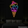 thumbnail image 2 of Glowneon Ice Cream Neon Sign, Ice Cream Led Sign, Ice Cream Shop Decor, Dessert Shop Decor, 2 of 5