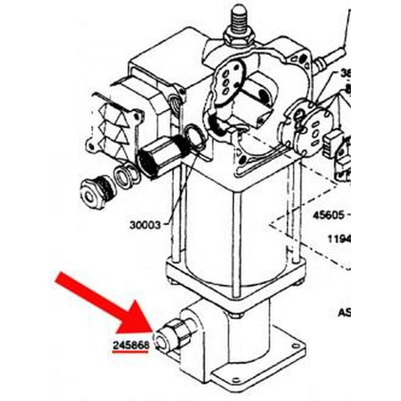 A & A Hydraulic Repair LN245868 Check Assembly Valve