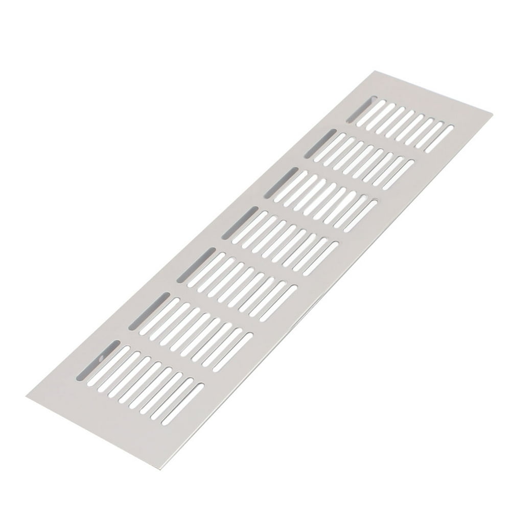 Wardrobe Aluminum Alloy Air Vent Ventilation Grille 300mmx80mmx15mm