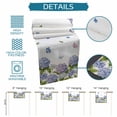 thumbnail image 6 of Spring Hydrangeas Table Runner 90 Inches Long Farmhouse Dress Scarves, Purple Floral Butterfly Leaves Dining Tablerunner for Coffee Table/Kitchen Island/Party Décor, 13" x 90", 6 of 8