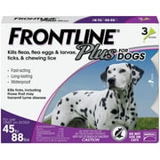 Frontline Plus for Large Dogs Flea and Tick 45-88 lbs - 3 Doses