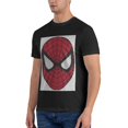 thumbnail image 4 of Spider-Man T-Shirt Col Rond en Coton pour Hommes, 4 of 7