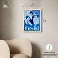 thumbnail image 4 of Blue Belles of Fashion Canvas Print Retro Fashion Decor by Art Remedy, Gallery Wrapped, 16 x 20, 4 of 6