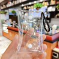 thumbnail image 3 of YUANOU Small Transparent Coin Purse PVC Clear Mini Female Purses Women Key Lipstick Earphone Mini Anime Doll Display Storage Bags Wallet Pouch(Red)5.5*8.5cm, 3 of 6