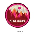 thumbnail image 3 of 9 Pcs Round Patches Badge Elements Pattern Embroidery Applique DIY Ironing Sticker for Jackets Jeans Bags Clothing Arts Crafts (Mixed Style), 3 of 6