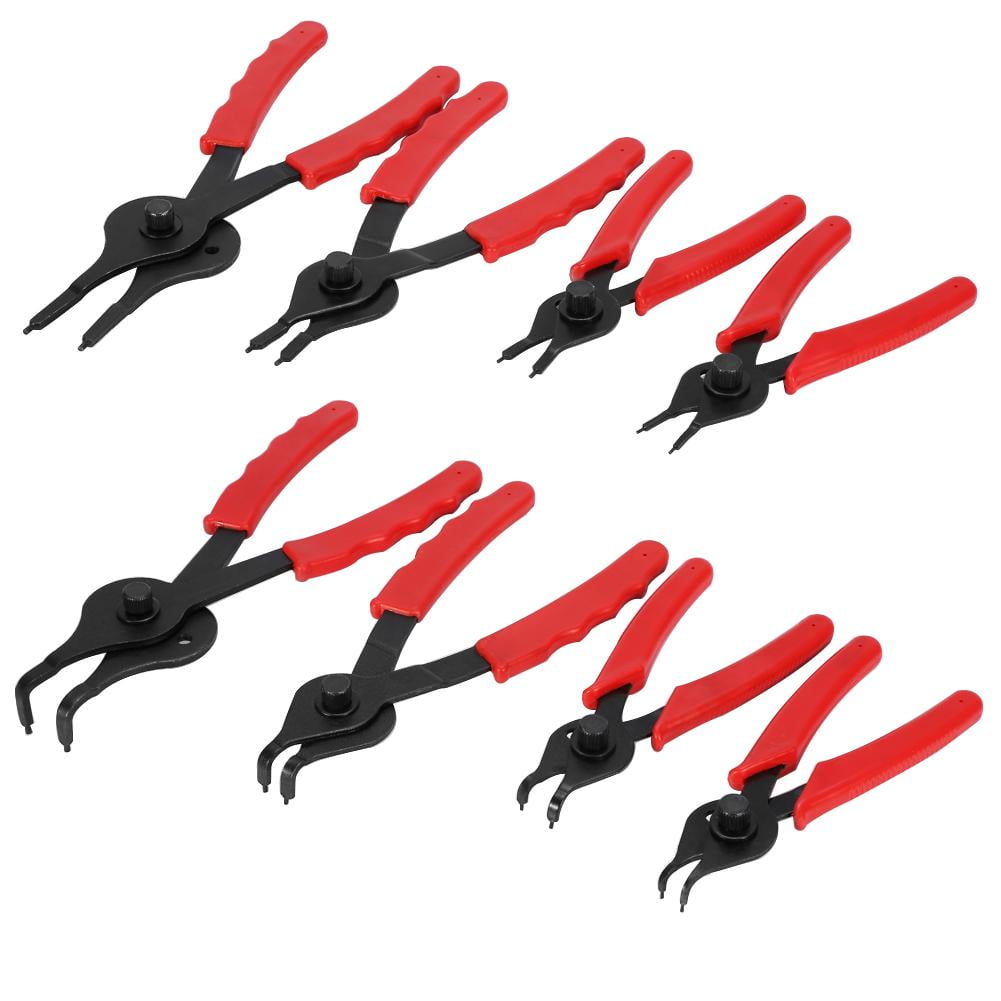 WALFRONT 11pcs Heavy Duty Circlip Plier Snap Ring Plier External