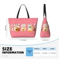 thumbnail image 4 of Sigee Cute Cat Print Extra Large Waterproof Beach Travel Bag with Zipper - Durable and Versatile for Vacation, Gym, and Daily Use, 4 of 7