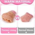 thumbnail image 4 of Winter Gloves for Boys Girls - Kids Warm Knit Thermal Cable Knitted Gloves Wool Fleece Lined Mittens for Cold Weather, 4 of 8