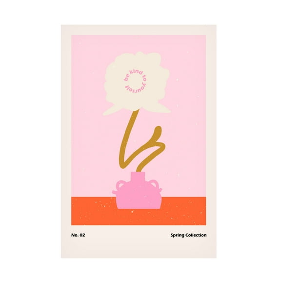 Trademark Fine Art NKTN Spring Flower 02 Canvas Wall Art