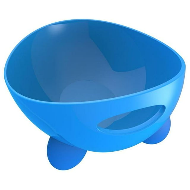 Pet Life S17BL Modero Bol Incliné Moderne pour Chien Lavable au Lave-Vaisselle, Bleu - Taille Unique