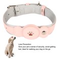 thumbnail image 3 of Adjustable Dog Collar, Waterproof Lightweight Durable, Stylish Leather Collar for Dogs Cats with Loss Prevention Feature, 3 of 7