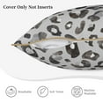 thumbnail image 5 of Kll Wild Animal Leopard Decorative Throw Pillow Covers Velvet Soft For Couch Sofa Bedroom Living Room Outdoor -20"X20", 5 of 8