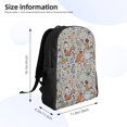 thumbnail image 4 of Fotbe Funny Chicken Mochila de Viaje para Laptop, Mochila Ejecutiva Delgada y Resistente 15.6", 4 of 8