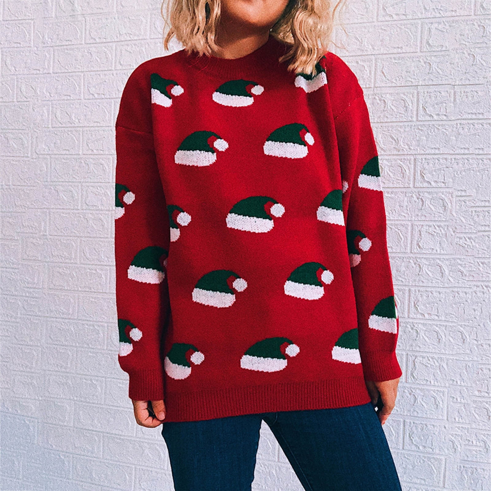 Pull De Noël Moche (Ugly Christmas Sweater) Unisexe - Motif 3D Humoristique - Col Rond Manches Longues - 9