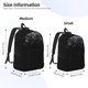 thumbnail image 2 of Easygdp Silver Glitter1 Mochila de Lona Resistente para Laptop, Compatible con Laptops de 15 a 17 pulgadas, Ideal para Escuela, Trabajo y Viajes-Medium, 2 of 5
