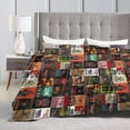 thumbnail image 4 of The Full Collection Of Stephen King Books Throw Blanket 50"X40" Soft Flannel Lightweight Plush Air Conditioner Quilt Suitable For Sofa,Living Room,Bedroom, 4 of 4