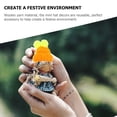 thumbnail image 5 of OUNONA 60Pcs Reusable Small Woolen Yarn Hats for DIY Craft Supplies and Festive Decorations, 5 of 5