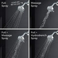 thumbnail image 3 of Pfister Vie 5-Function Showerhead with 1.8 GPM Full Coverage, Brushed Nickel, 3 of 5