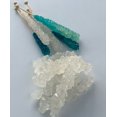 thumbnail image 5 of Frozen Ice Classic Rock Candy Sticks (Blue Raspberry, White & Light Blue Cotton Candy), Sugar Rock Crystal Lollipops, Individually Wrapped, Pack of 12, 5 of 5
