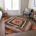 thumbnail image 6 of Addison Rugs Chantille Indoor/Outdoor Transitional Aztec Terracotta Machine Washable Rectangle Rug, 3' x 5', 6 of 8
