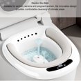 thumbnail image 3 of Bain Assis Électrique, Bassine de Soins Post-Partum Portable à Conception Réglable 1500 ml pour Personnes Âgées Kaki, Blanc, 3 of 7