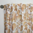 thumbnail image 3 of Designart 'Liquid Gold Shapes' Mid-Century Modern Curtain Panel, 3 of 5