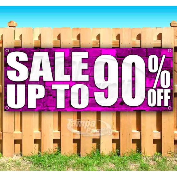 Sale Up To 90% Off 13 oz Vinyl Banner With Metal Grommets