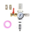 thumbnail image 2 of Automatic Drain Air Line Filter, 1/2in NPT Inlet 1/2in NPT Air Compressor Moisture Filter with 150PSI Pressure Gauge for Pneumatic Tools, 2 of 7