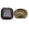 thumbnail image 2 of Tabletop Game , Scratch Proof Integrated Replacement 7 in 1 Spinner  Complex Dragon Patterns with Storage Box for Fantasy Games Antique Brass, 2 of 7