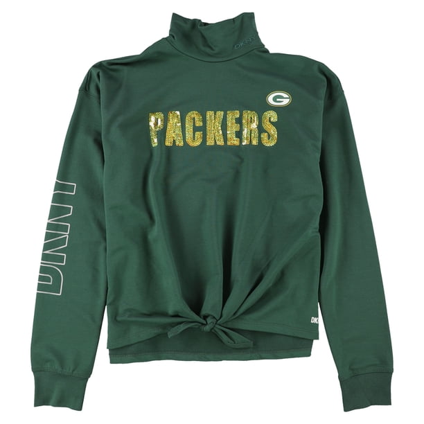 DKNY Mujer Green Bay Packers Pullover Blusa pac S