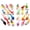 24 count Rattle Mice,Assorted Color Style, variant on General Assorted Mice Cat Toys Furry Rattle Mouse Kitten Toy Mini Mice for Indoor Cats Interactive Play Color Varies 24 Count