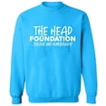 thumbnail image 2 of OXI Crewneck Sweatshirt - The Head Foundation, Basic Casual Sweatshirts for Men's and Women Fleece Sweatshirt Long Sleeve - Sapphire Small, 2 of 2